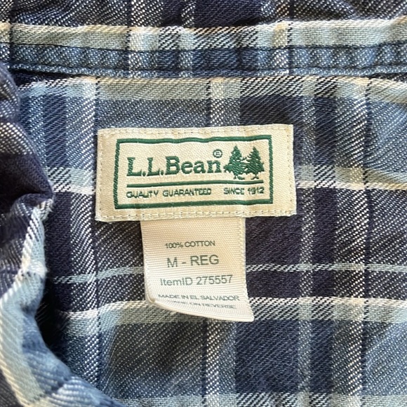 Men’s flannel size medium L.L. Bean - Picture 2 of 3